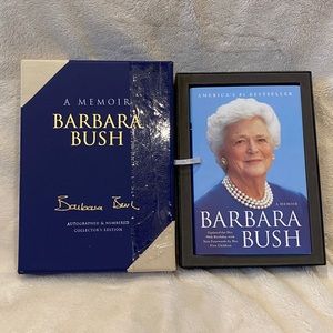 Barbara Bush: A Memoir - by Barbara Bush AUTOGRAPHED Copy w/Cert of Authenticity